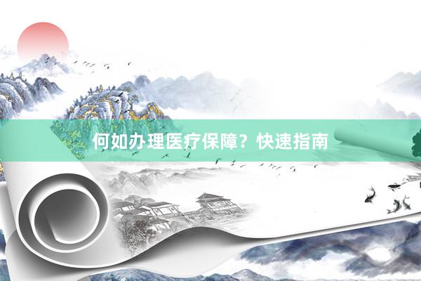 何如办理医疗保障？快速指南